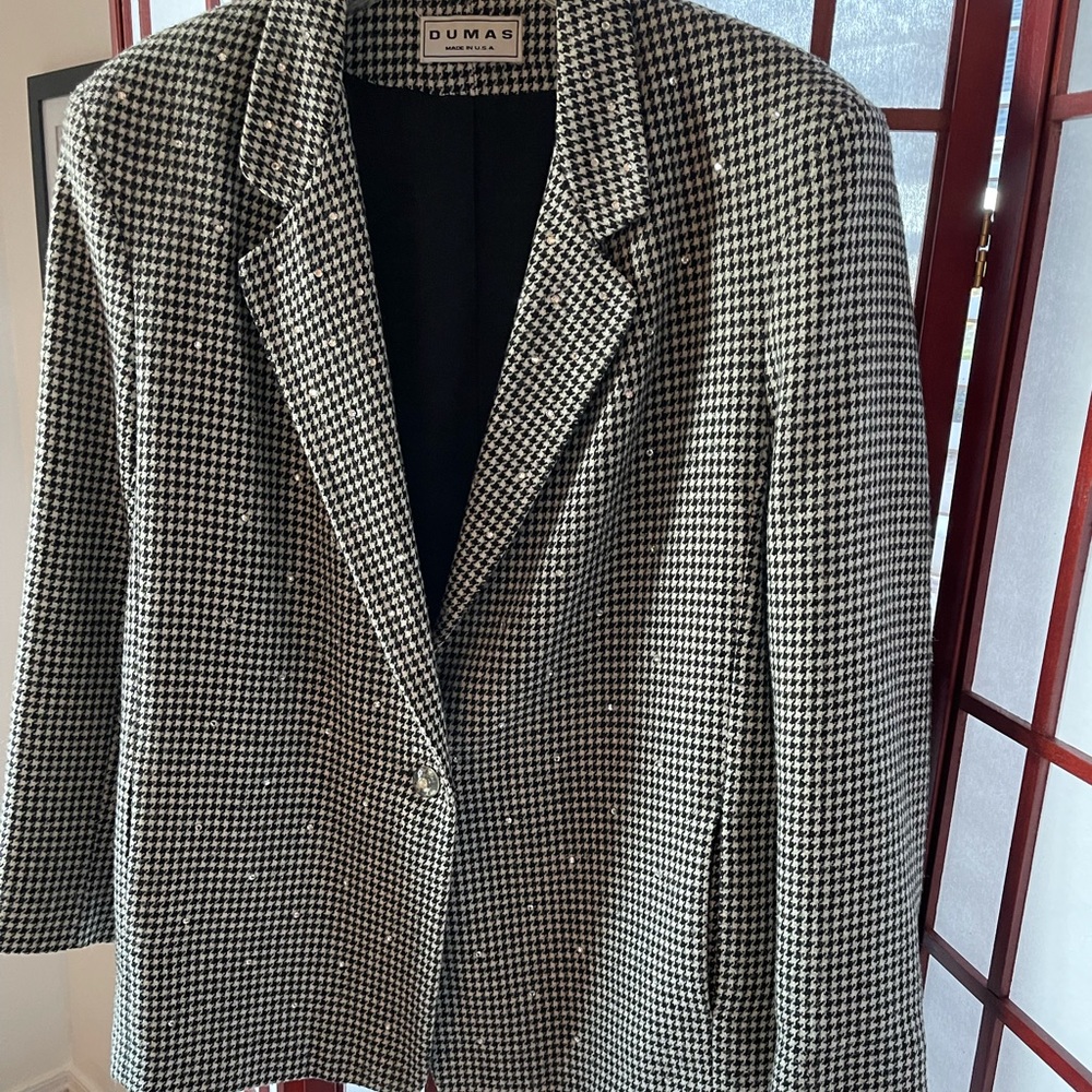 Vintage Damas Wool Blazar